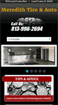 Mobile Screenshot of meredithtireandauto.com